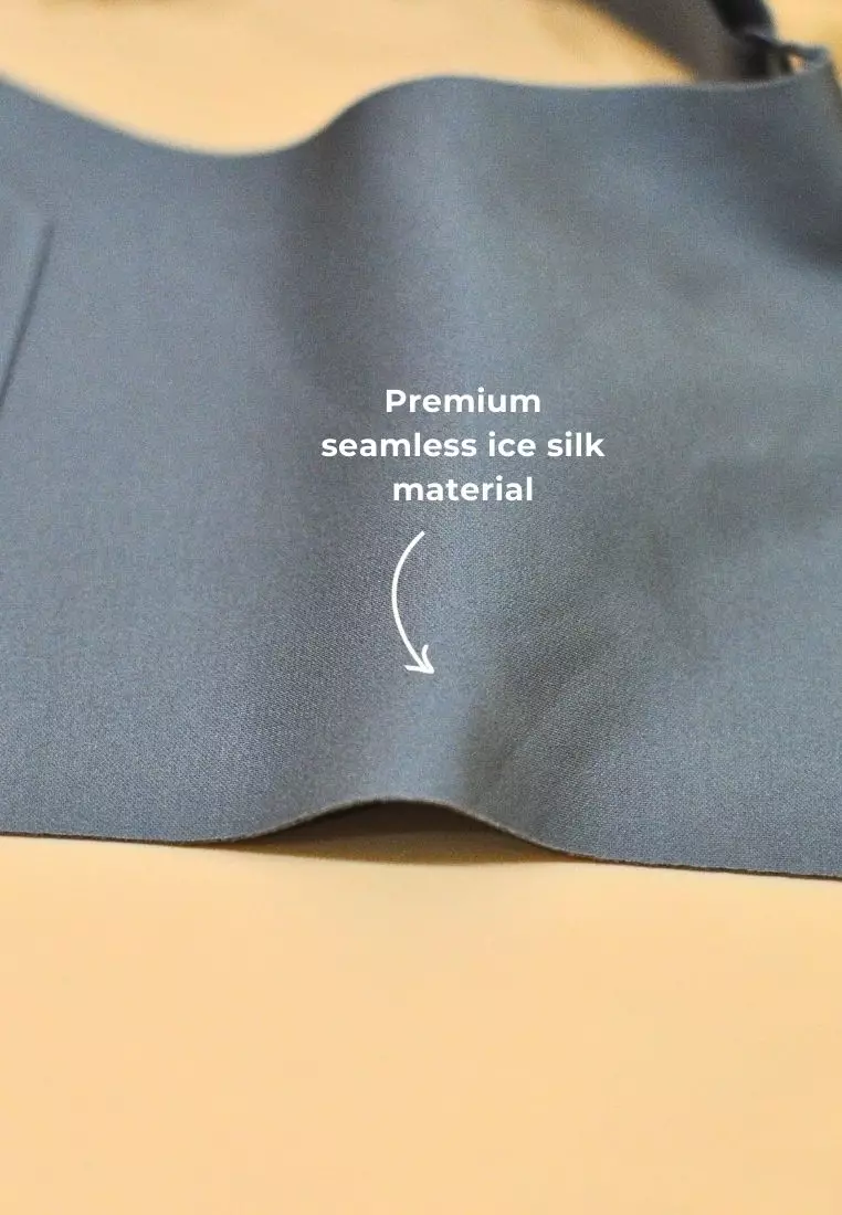 Premium Miller Seamless Wireless Push Up Bra in Brown