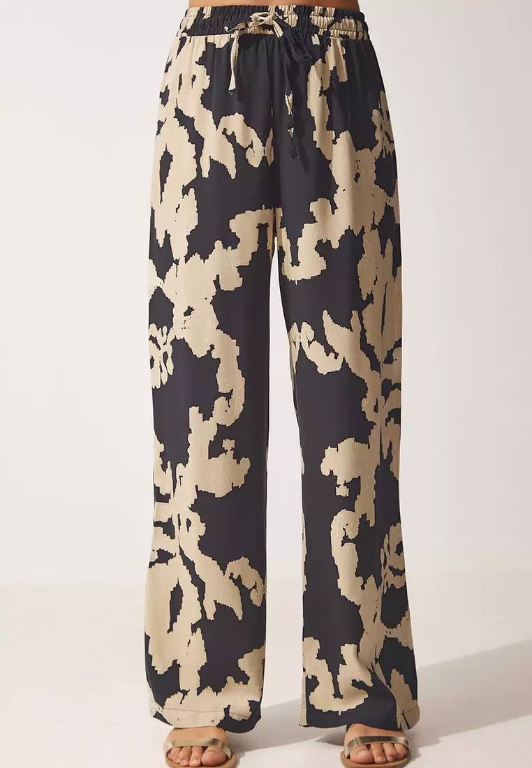 Viscose Kimono Palazzo Pants Suit