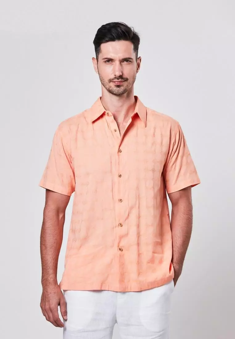 Buy East India Company Dhir Short Sleeve Buttoned Down Shirt Online