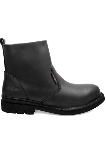 Buy Midzone Hammer King Genuine Cow Leather Safety Boot Online