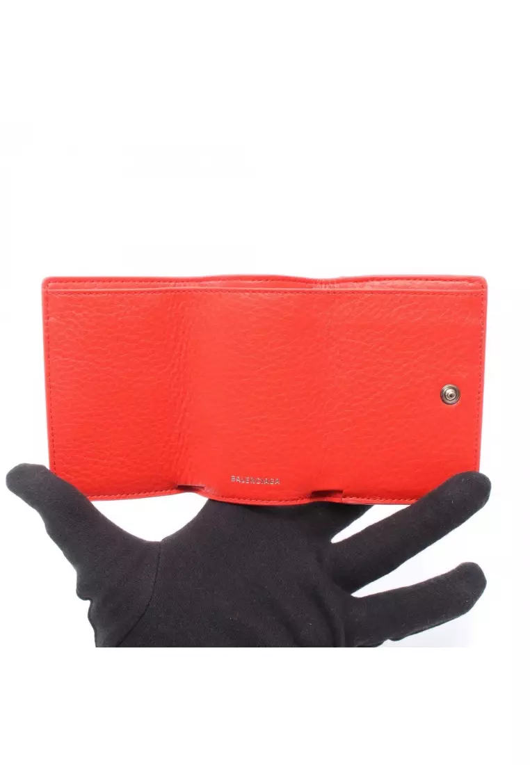 Buy Balenciaga Pre-Loved BALENCIAGA paper mini wallet trifold