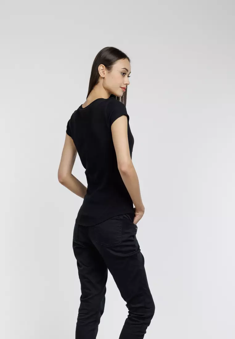 Harley-Davidson Cali Henley Knit Top