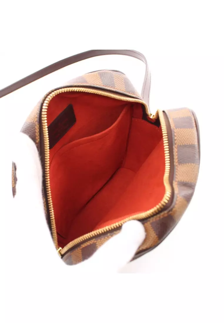 Louis Vuitton Brown Monogram Popincourt PM Satchel Shoulder Handbag Marine