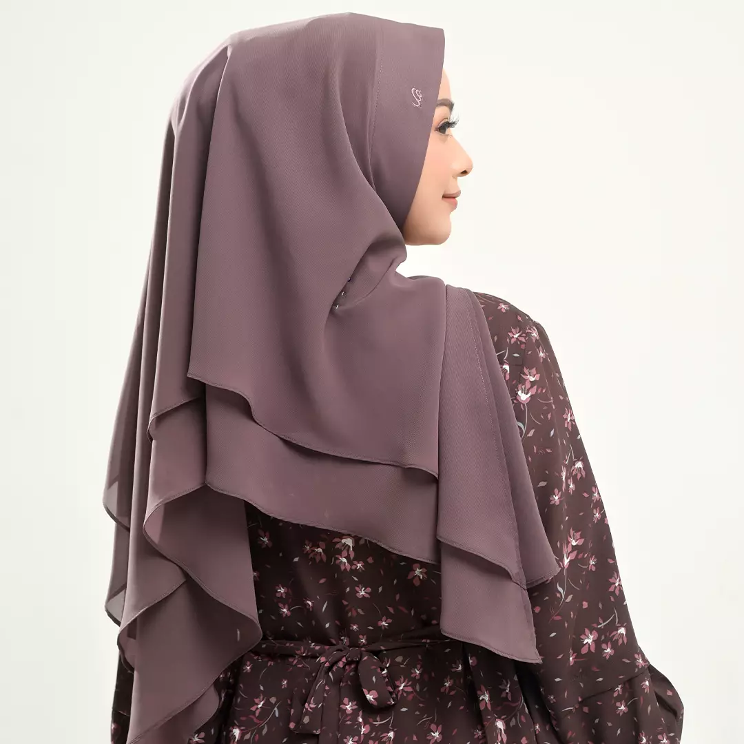 Rabbani - Kerudung Instan Muslim Wanita Dewasa Zetta L - Wren