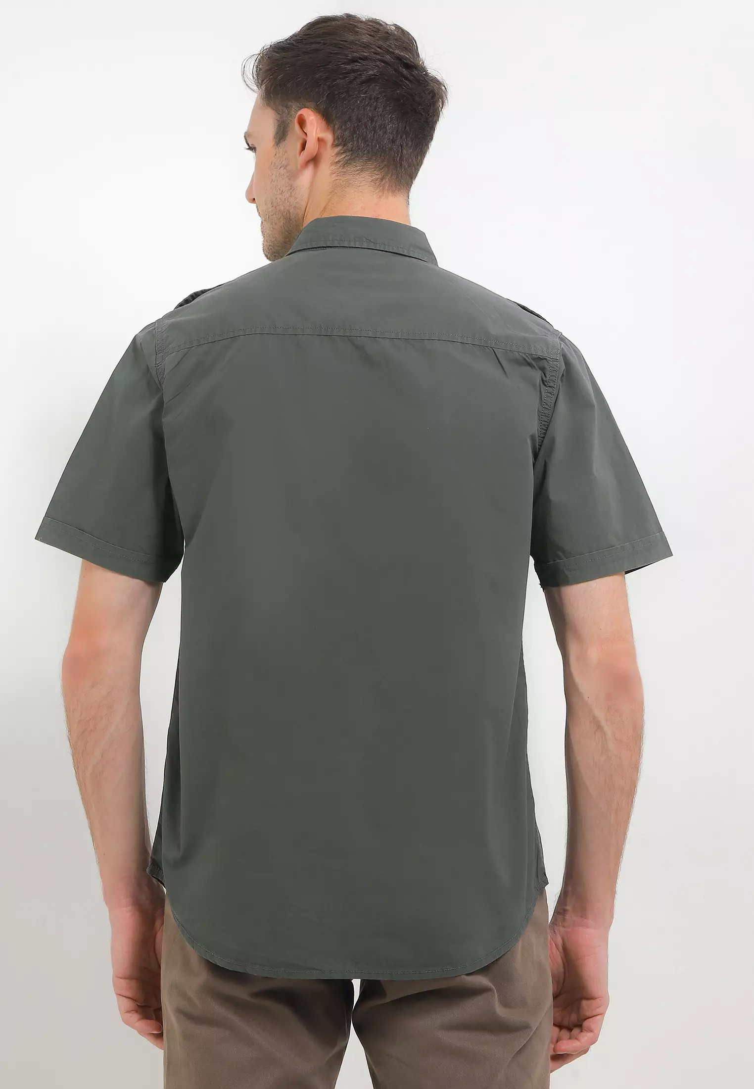 Cressida Regular Fit Work Shirt L145G - Green