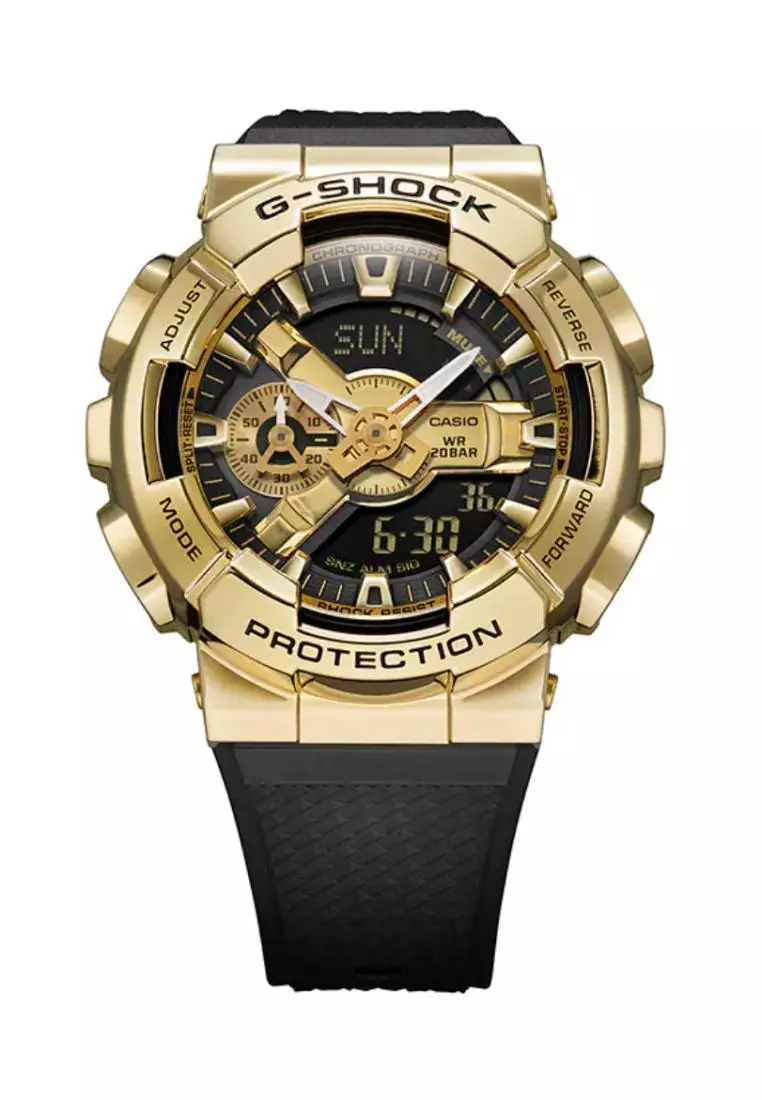 Buy CASIO Casio G-Shock Gold Dial Black Resin Strap Men Watch GM