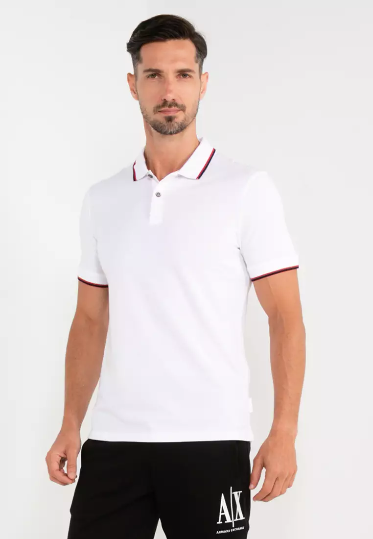 Buy Armani Exchange Chest Logo Polo Shirt Online ZALORA Malaysia