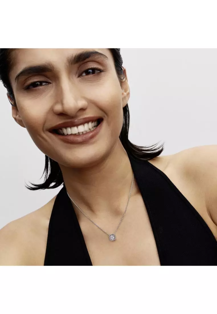 Halo Pendant Collier Necklace