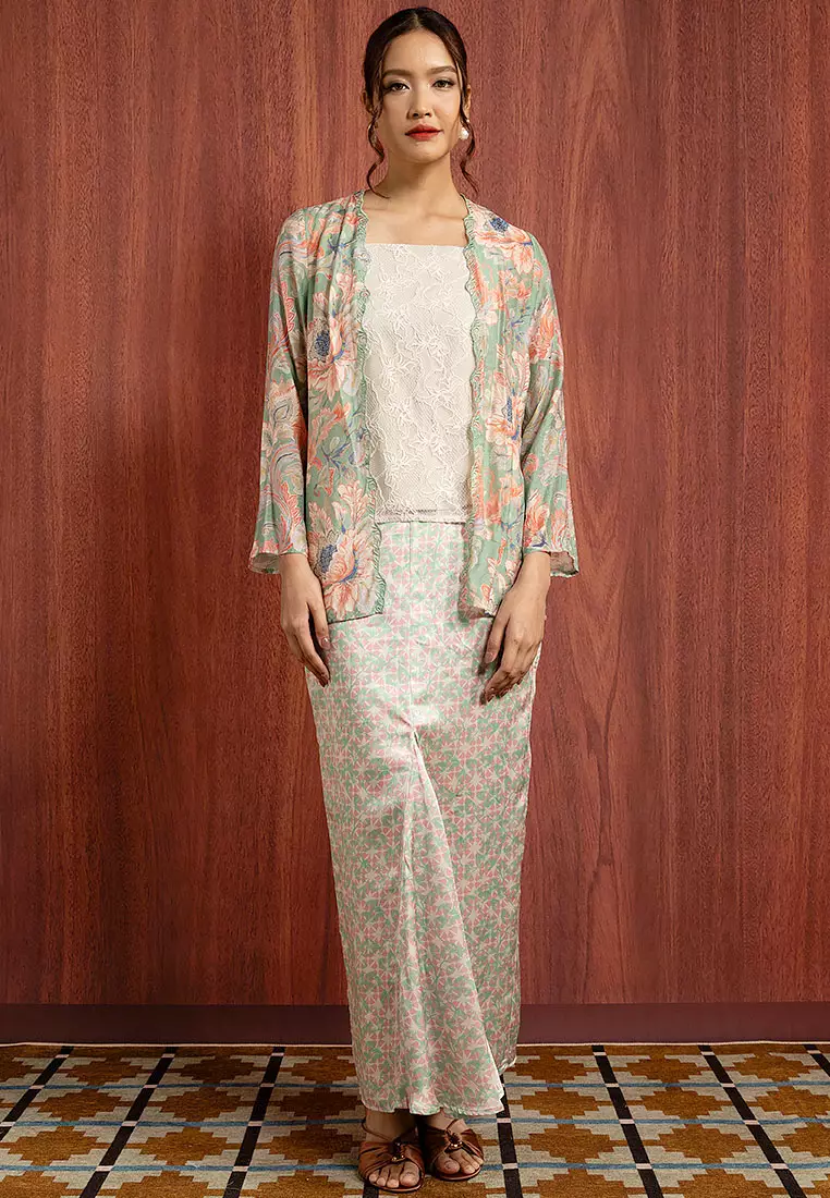 MAYA BATIK EMBROIDERY KEBAYA SET