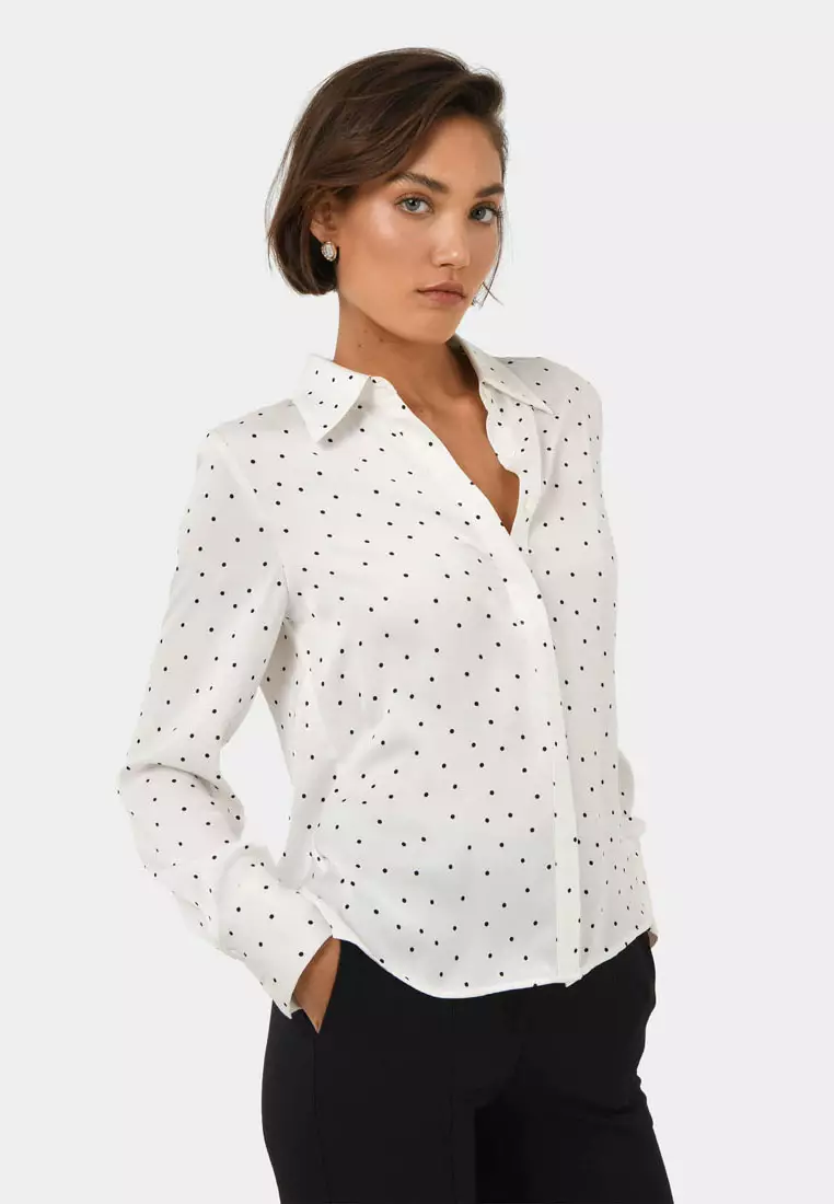 Lesly Polka Dot Blouse