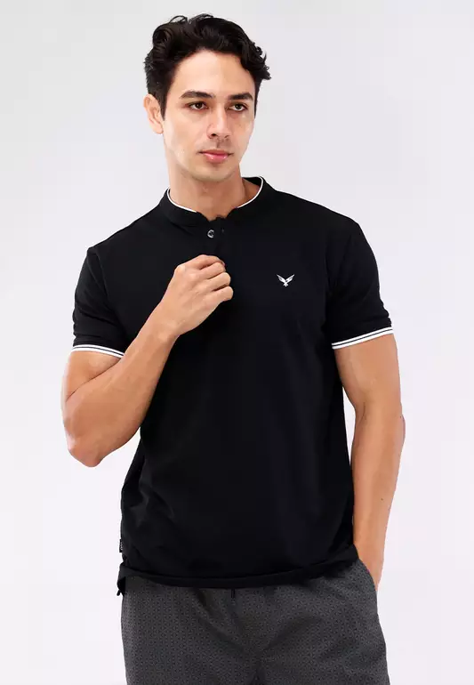 Henley Short Sleeves Comfort Fit