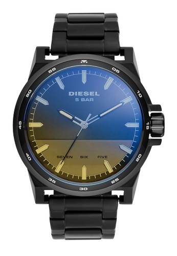Diesel black D-48 Watch DZ1913 0EECFACD42D4F6GS_1