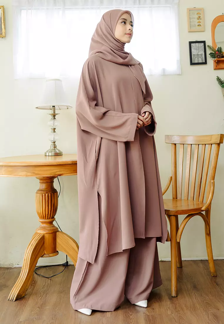 Hanifa Tunik Set Brown