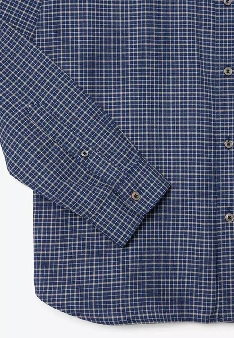 Regular Fit Plaid Flannel Shirt