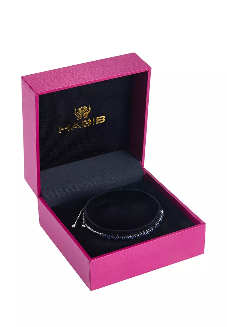 HABIB Blue Sapphire Gemstone Bracelet