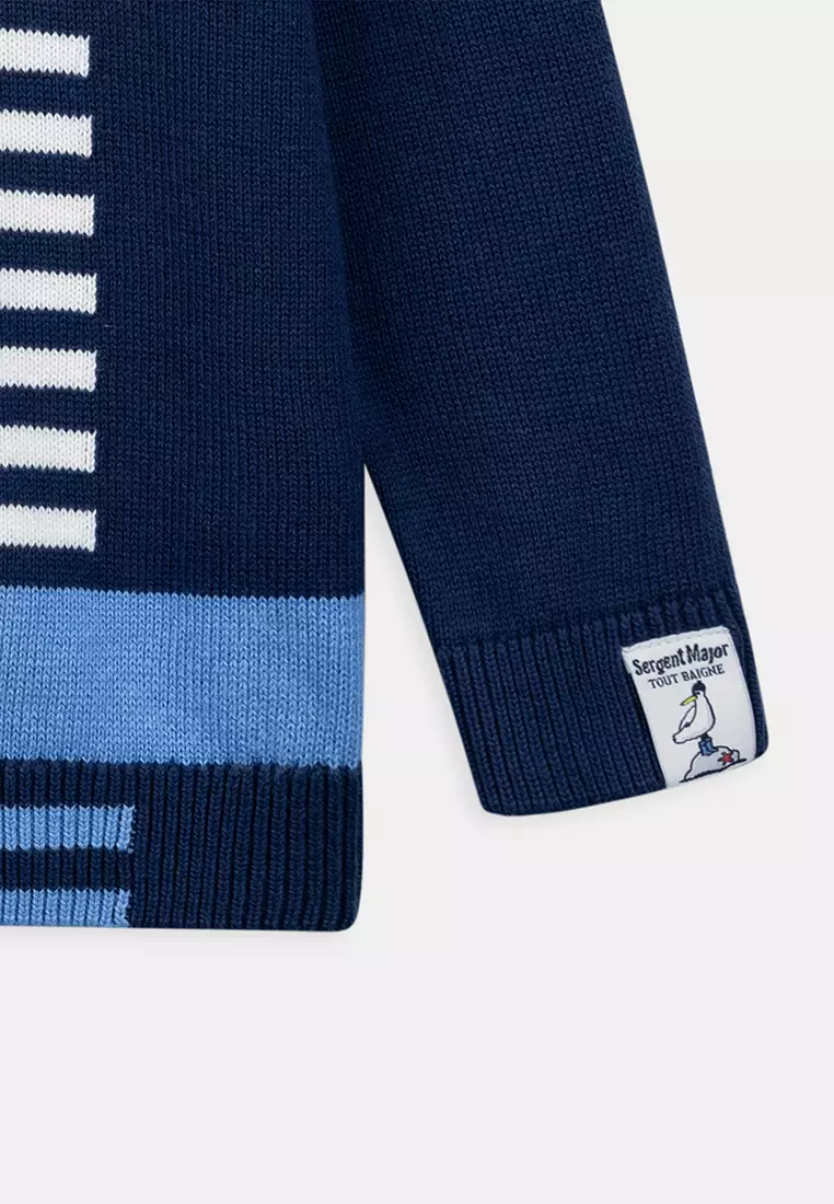 Striped Knit Polo