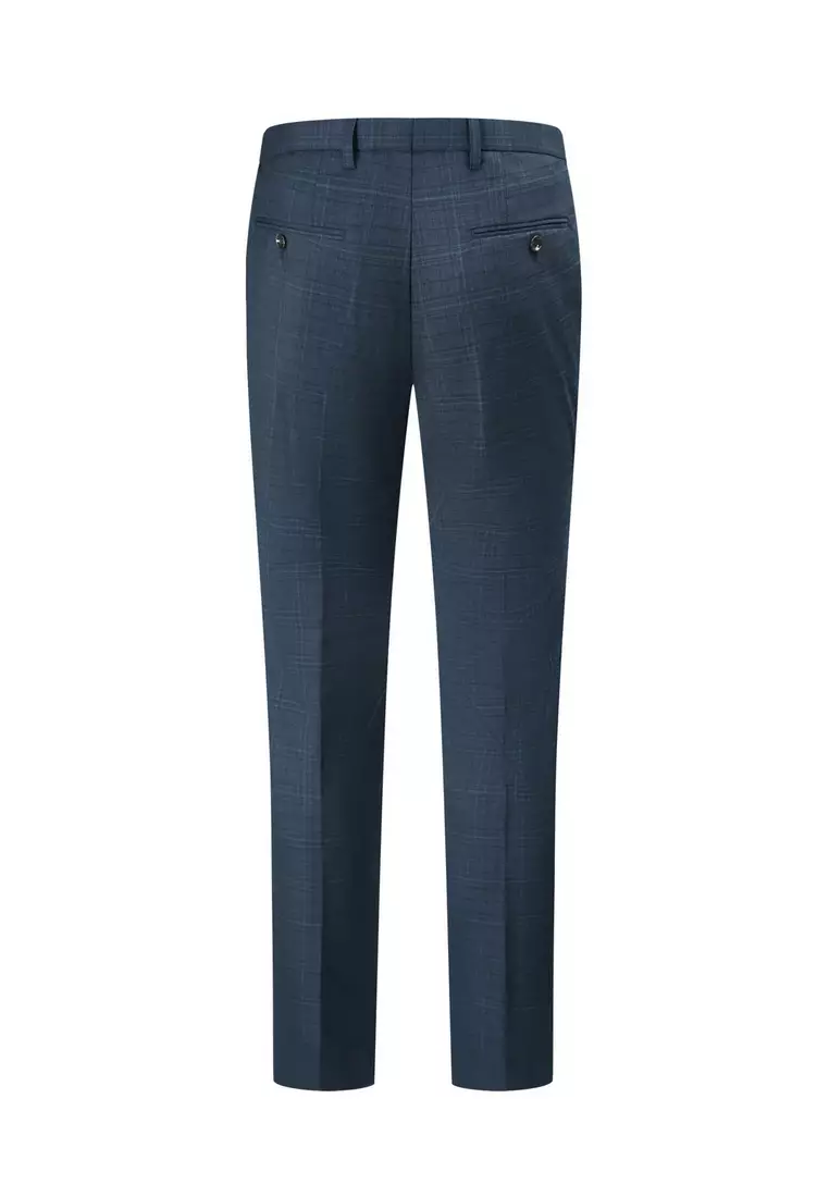 純羊毛套裝西裝褲