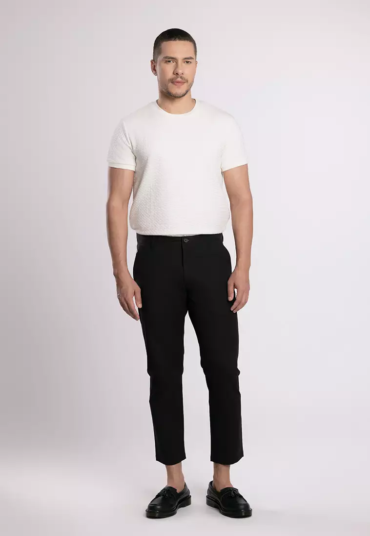 MOC Celana Panjang Ankle Pants Pria Rory - Black