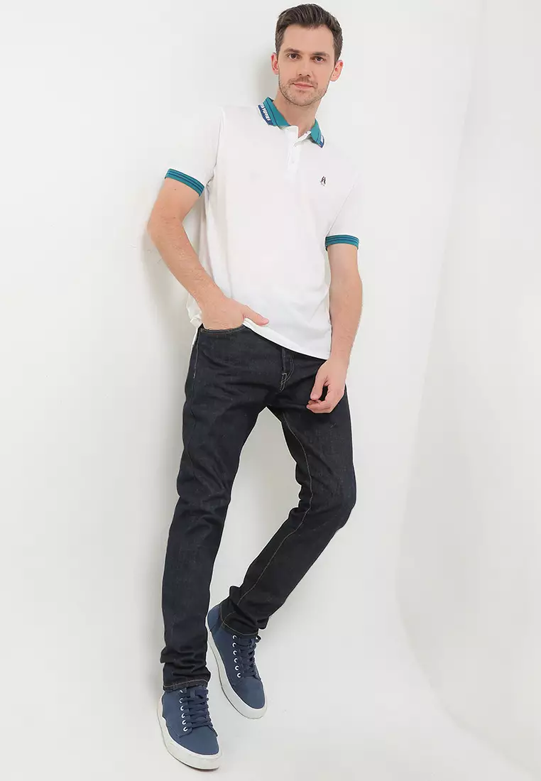 Ortheym Contrast Collar Polo