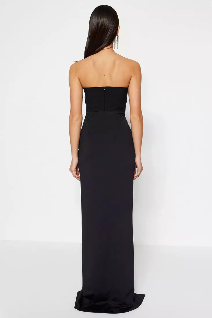 Slit Evening Dress