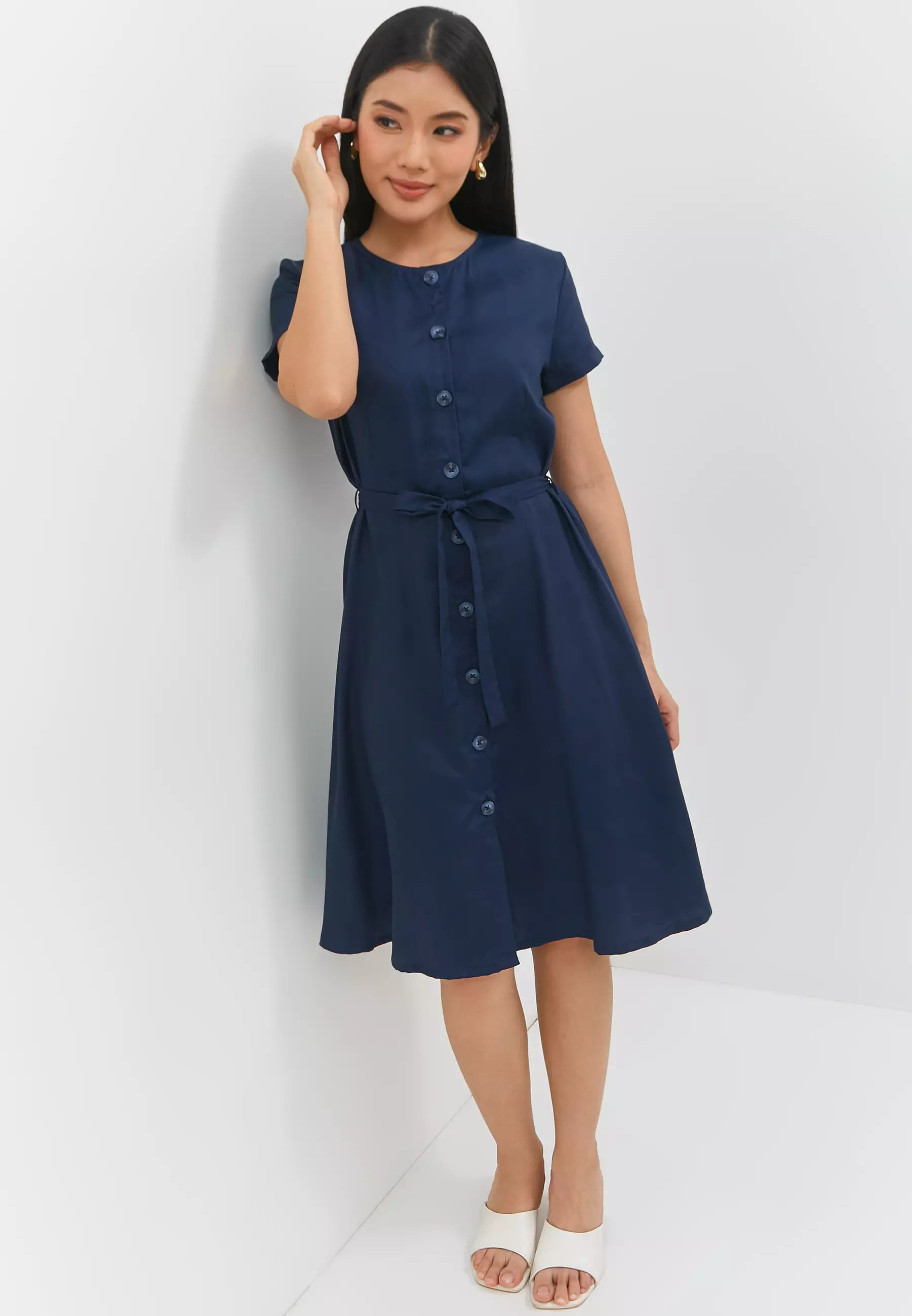 Debora Navy Dress (G.43126)
