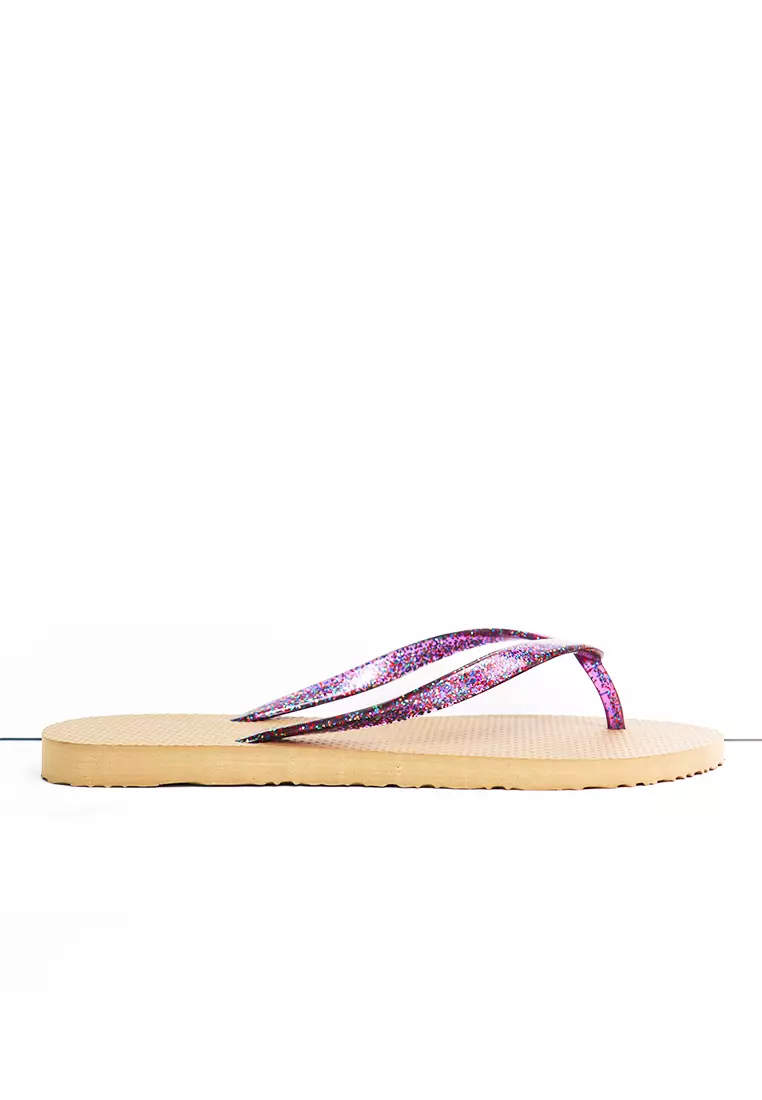 Ava Flip Flop Sandals in Patrician Purple