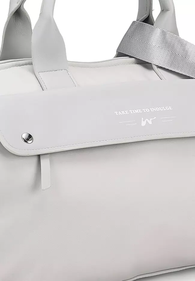 Trimmed Travel Duffle Gym Bag