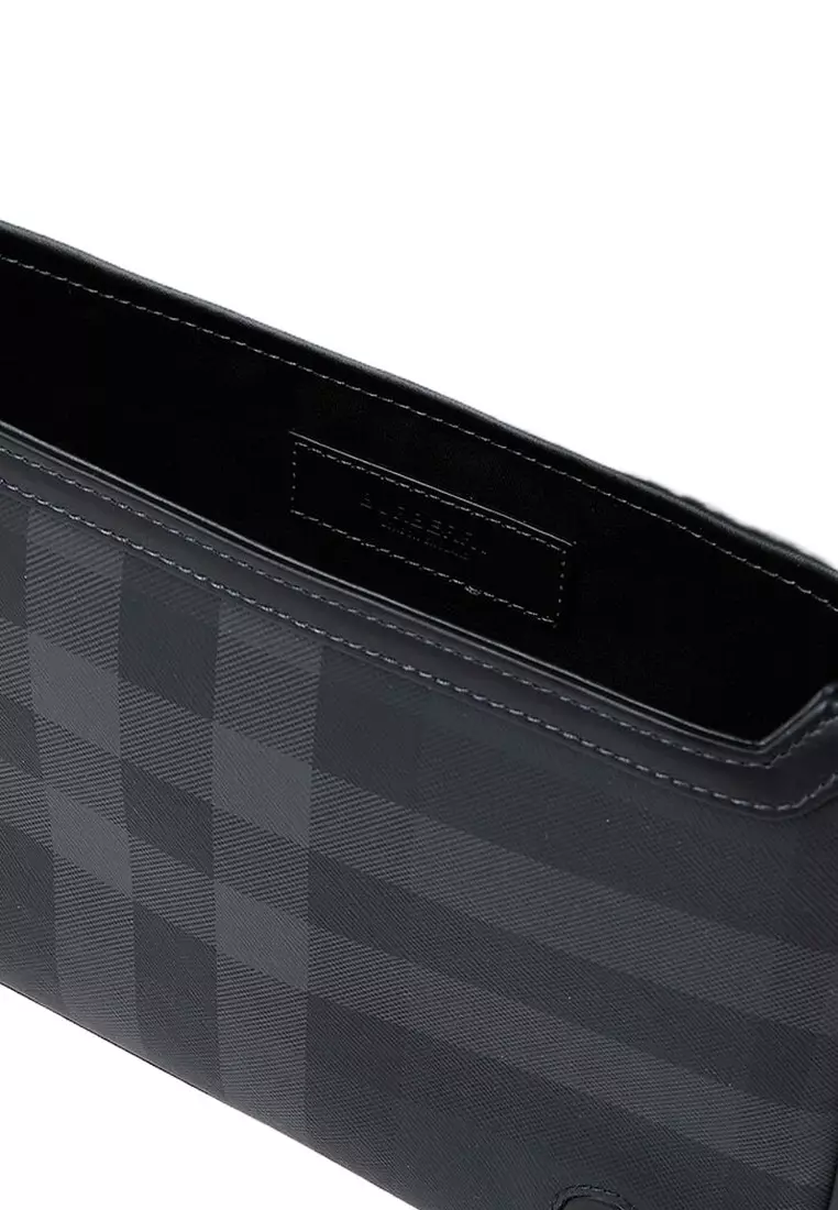 Small Alfred Messenger Bag in Charcoal