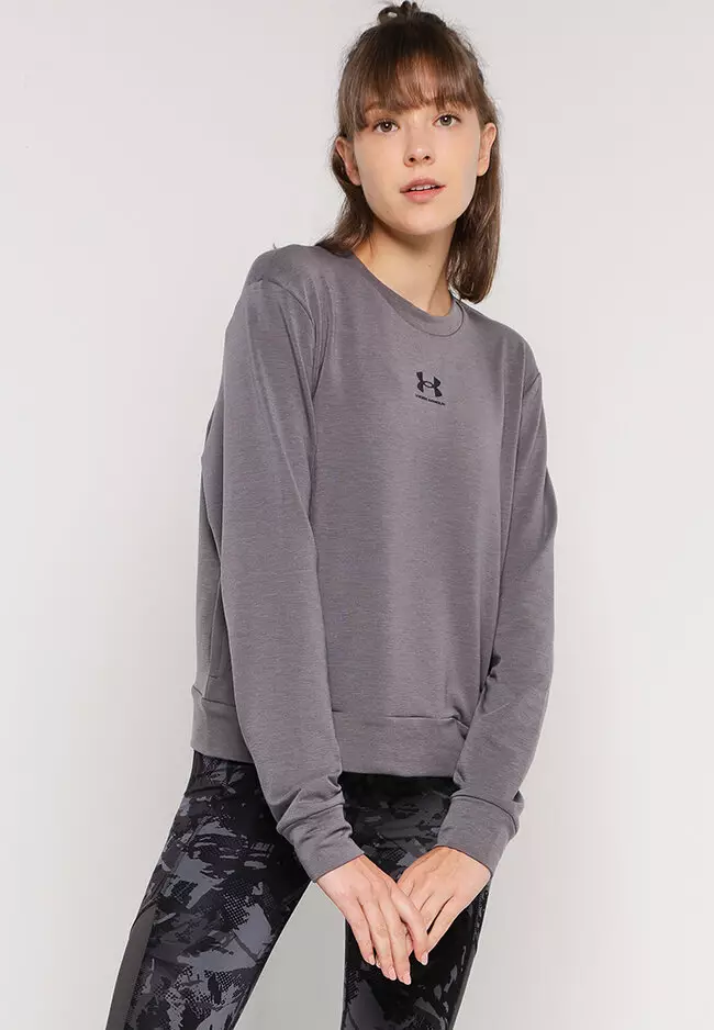 Under armour rival crew sweatshirt clearance