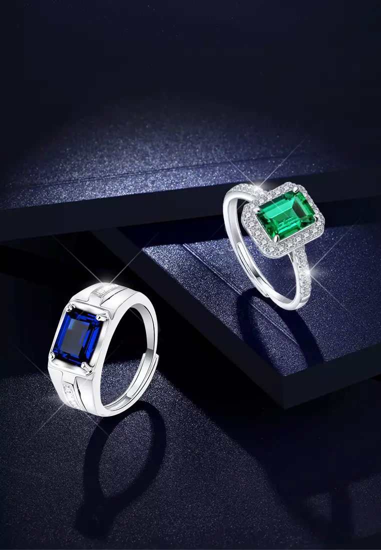 Cincin Original Paket couple Ring Elegan wanita Couple wedding Couple Pasangan Cowo Pria