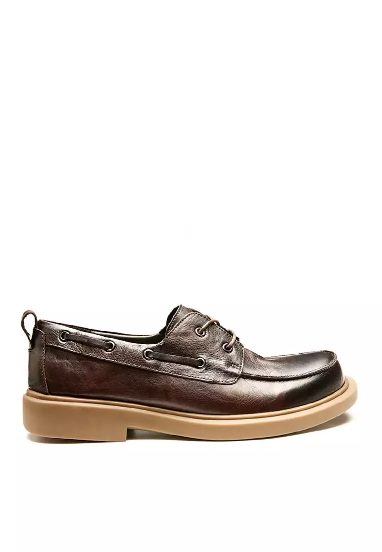 Discount on Twenty Eight Shoes  shoes - SKU: VANSA Top Layer Cowhide Lace-up Casual Shoes VSM-C6108