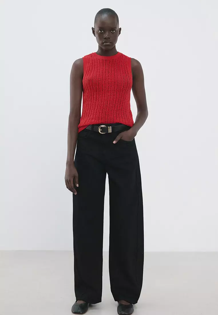 Openwork Knit Top