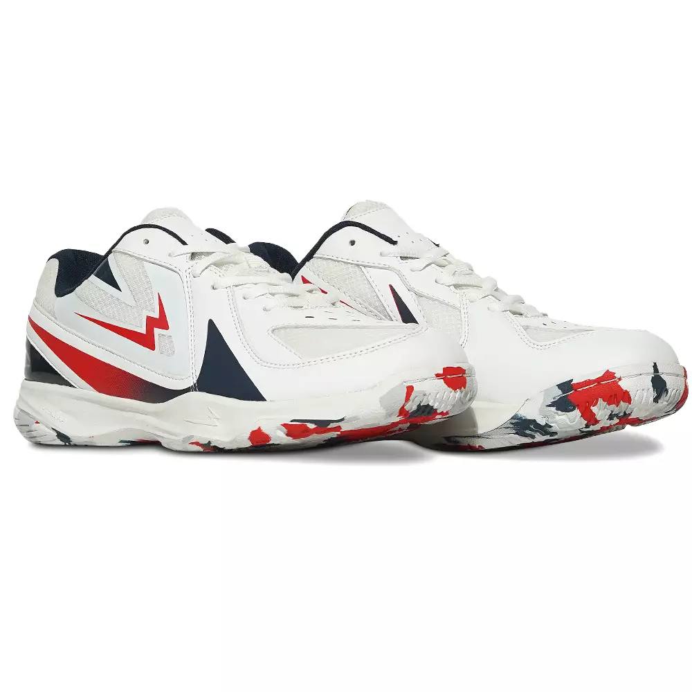 Eagle Sepatu Badminton Mirage - PUTIH/BIRU/MERAH