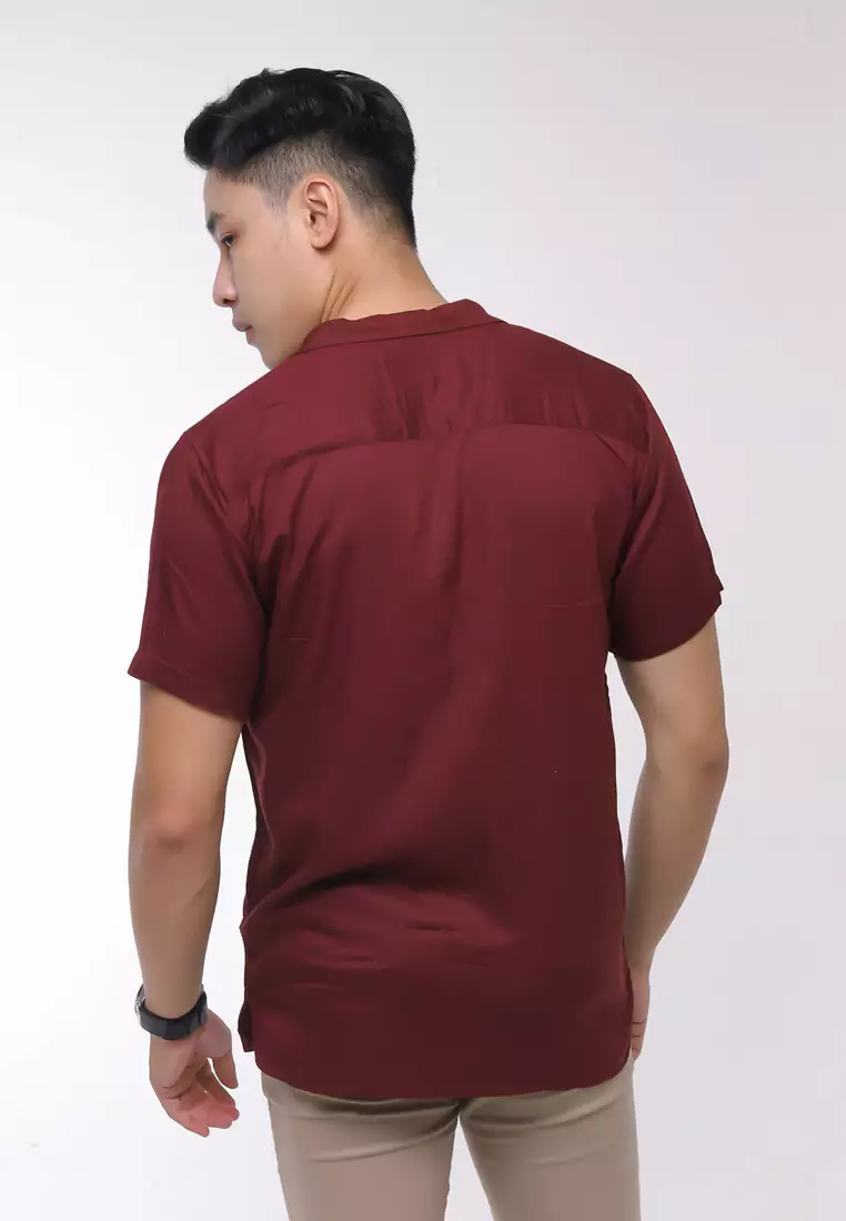 Cuban Red Wine Casual Shirt