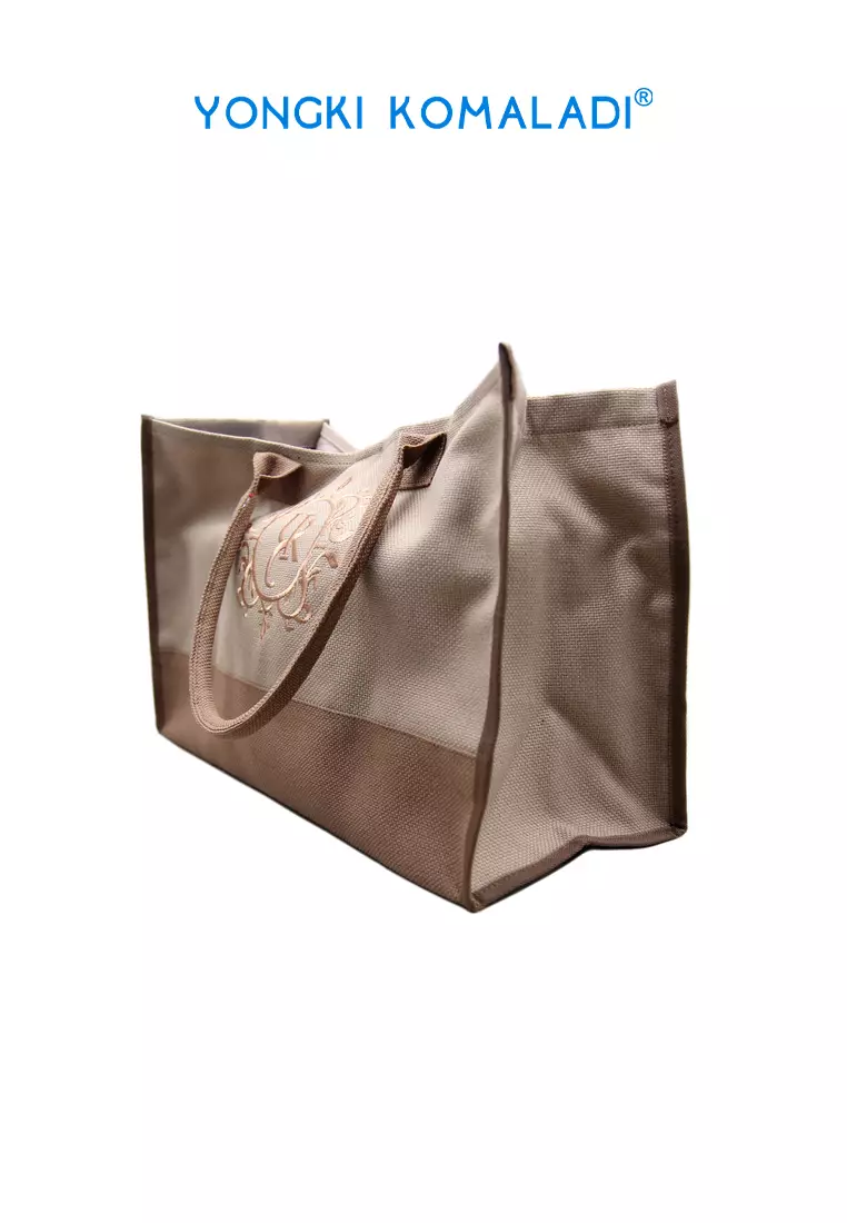 [ ORIGINAL ] YONGKI KOMALADI TOTE BAG OL-SY480058-24 BEIGE
