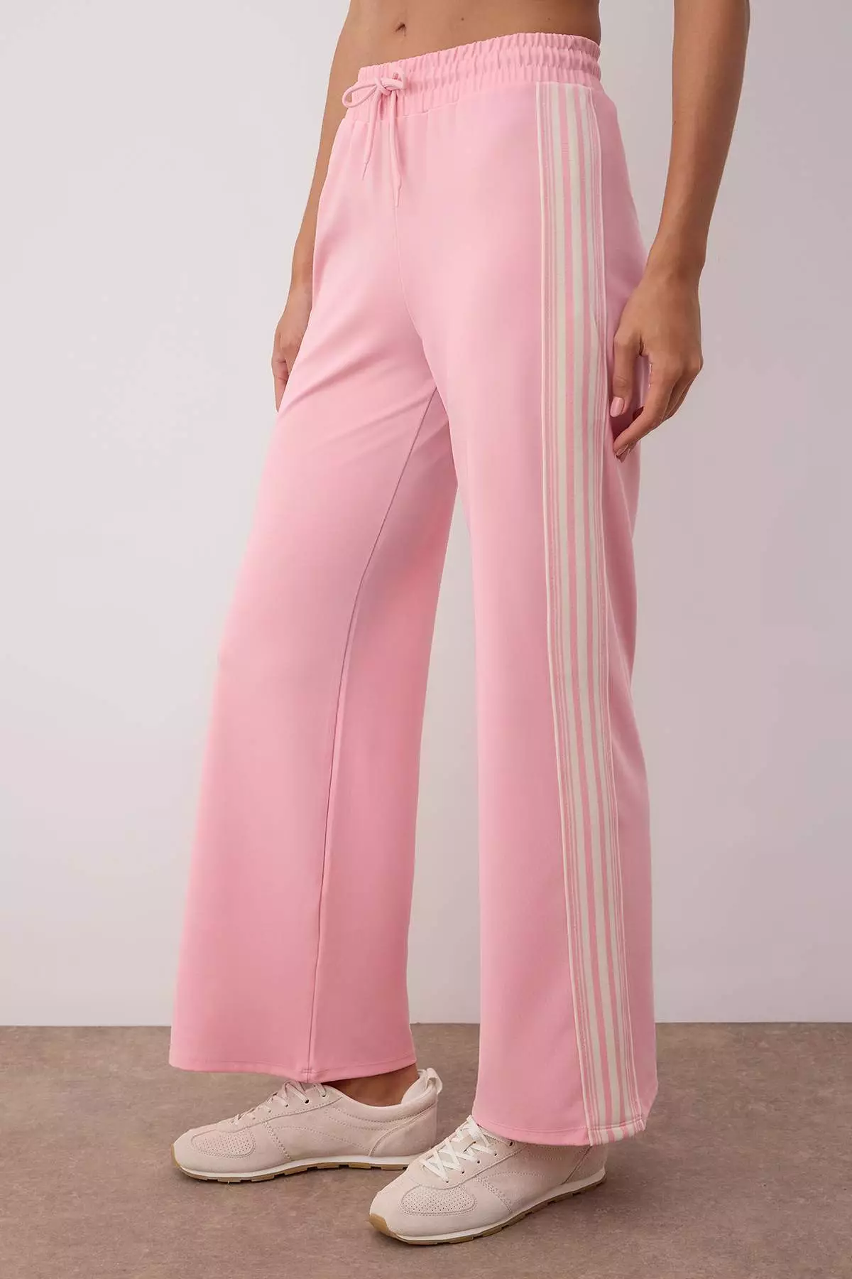 Pink Striped Diver/Scuba Sportswear Tracksuit Bottoms Thmss25Ea00006