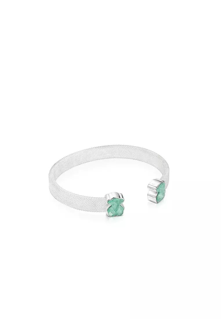 Tous TOUS Mesh Color Silver Bracelet with Amazonite 2023 | Buy Tous Online  | ZALORA Hong Kong