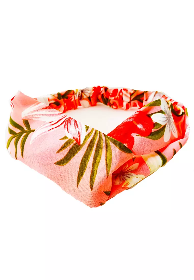 Twisted Headband Fiesta Pink