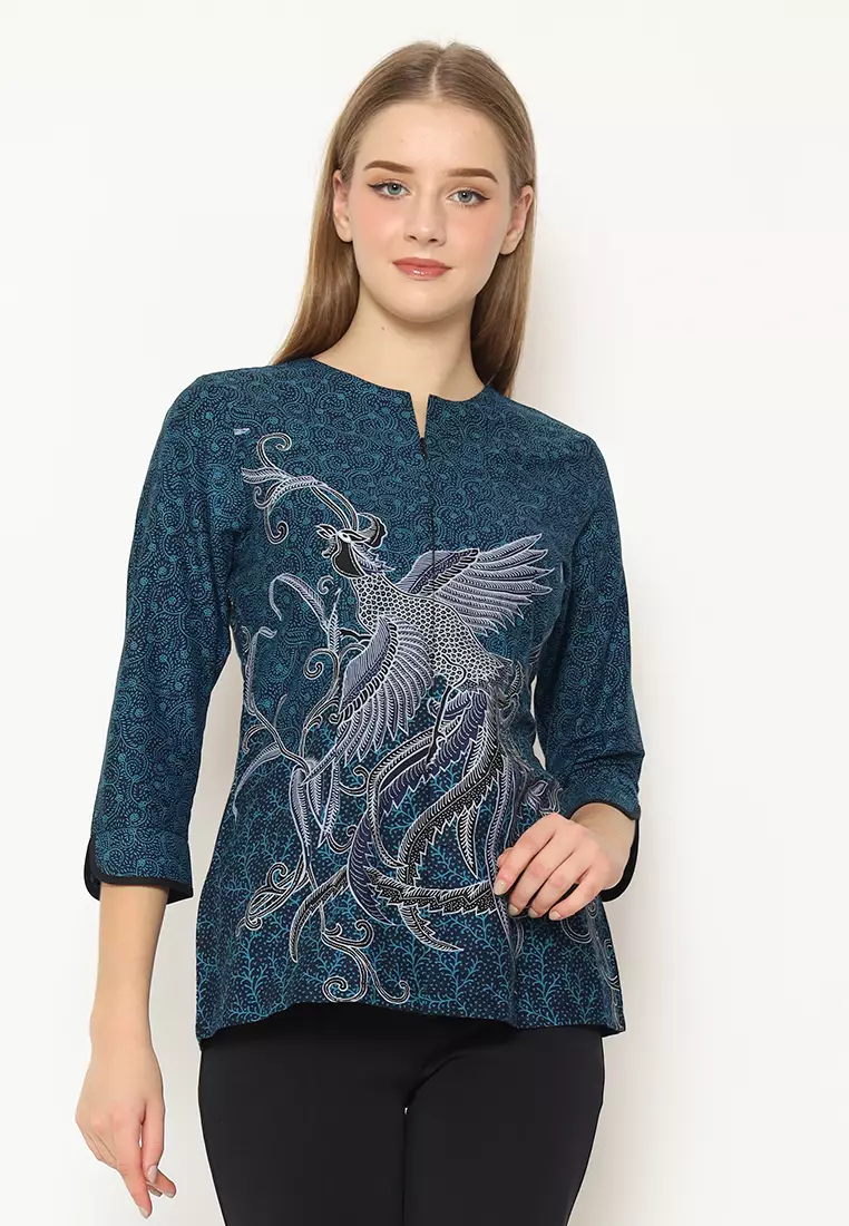 Hadinata Batik Wanita Blouse Callista Chairil