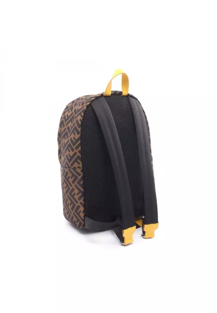 Buy Fendi Pre-Loved Fendi Zucca Backpack rucksack Nylon  display picture 3