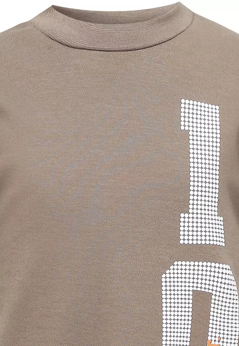 Qna Boy Huxley T-shirt Pendek Anak Khaky