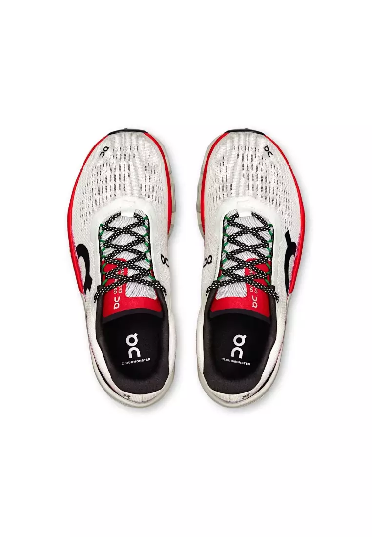 Cloudmonster 2 Women's Shoe Ivory | Red