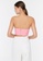 Trendyol pink Strapless Bustier Top AD342AA6C9501DGS_2