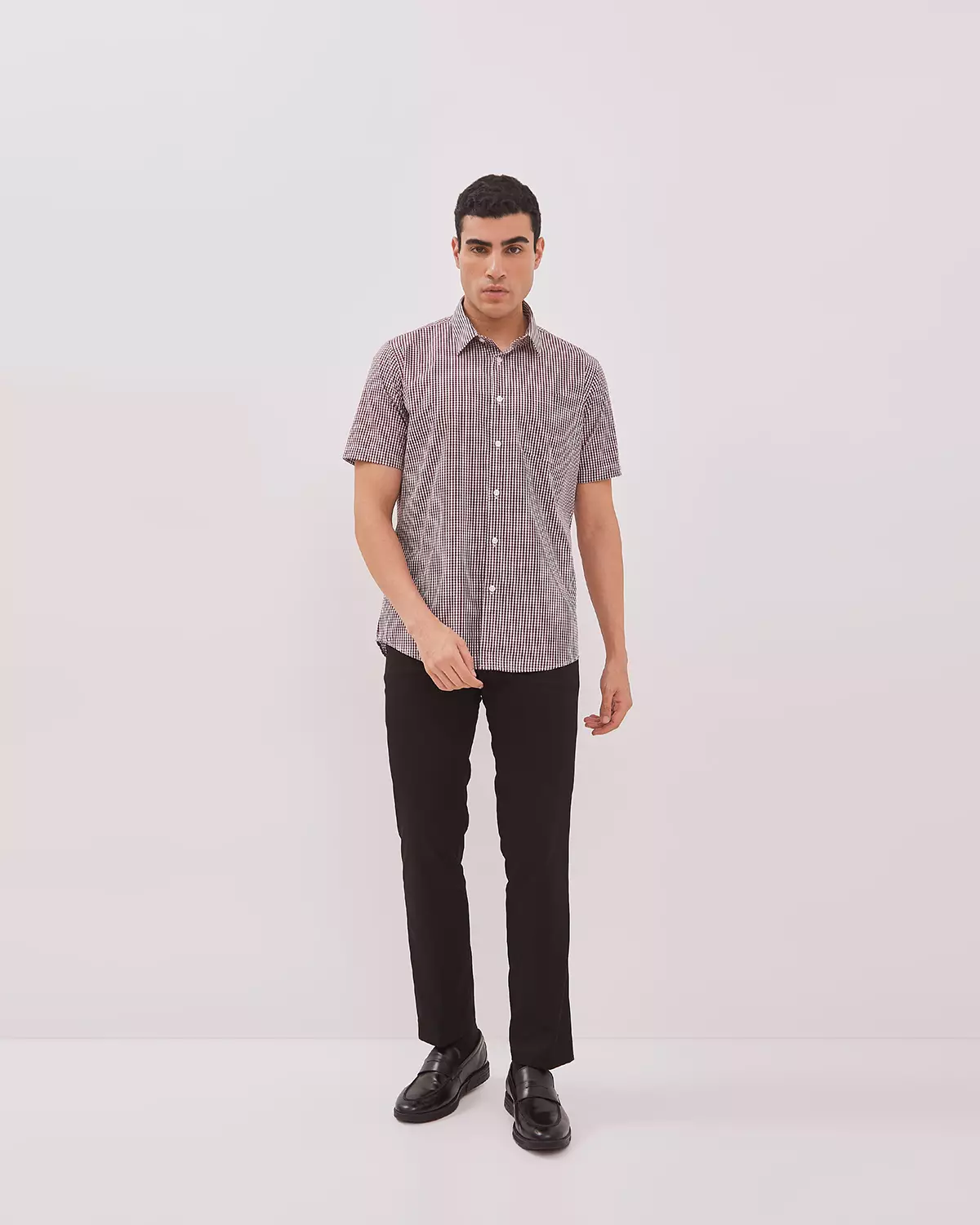 MEN'S BRICK RED SHIRT