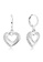 SO SEOUL silver Amora Open Heart Hoop Earrings And Necklace Set 7A4B5AC390F975GS_6