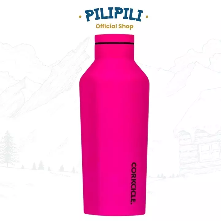 Corkcicle Canteen 9 oz / 270 ml Neon Pink