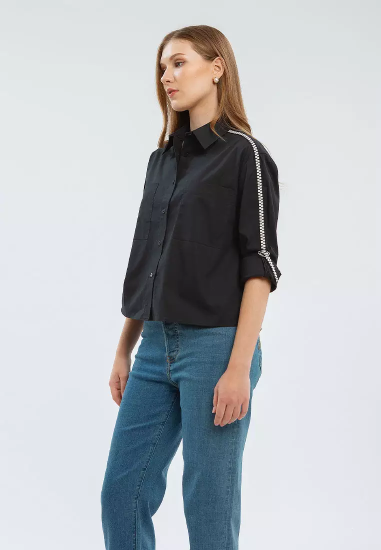 Minimal Cher Top Jet Black