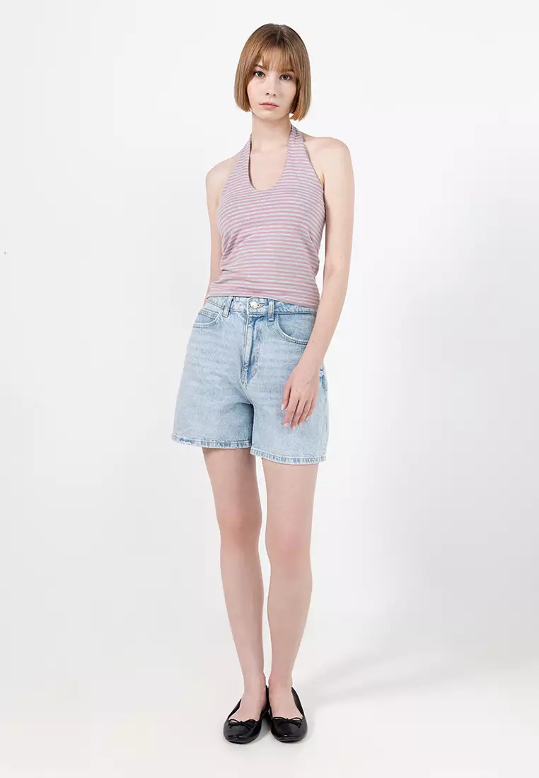 All Day V-Neck Halter Top