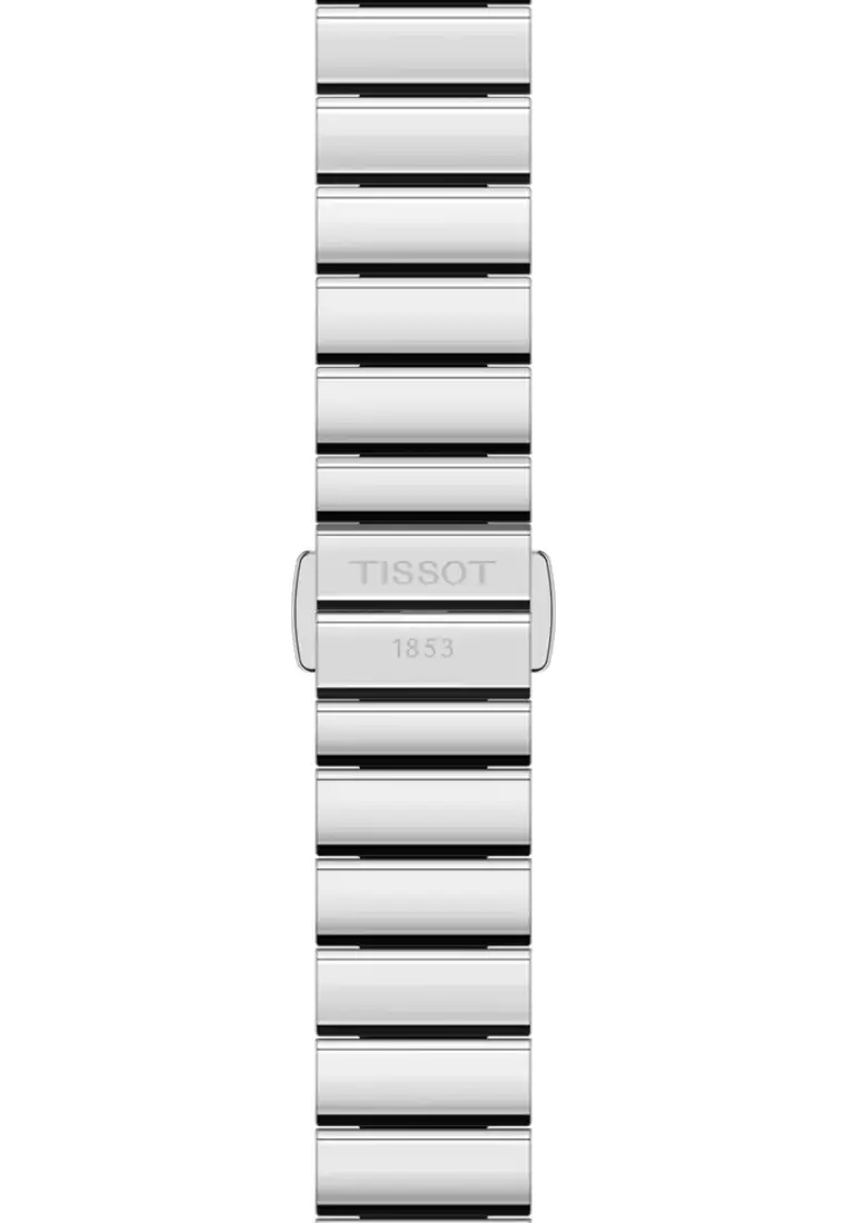 Tissot SRV 30mm Rectangular Watch Case Silver Dial Stainless Steel Band Quartz Watch T1601101103300