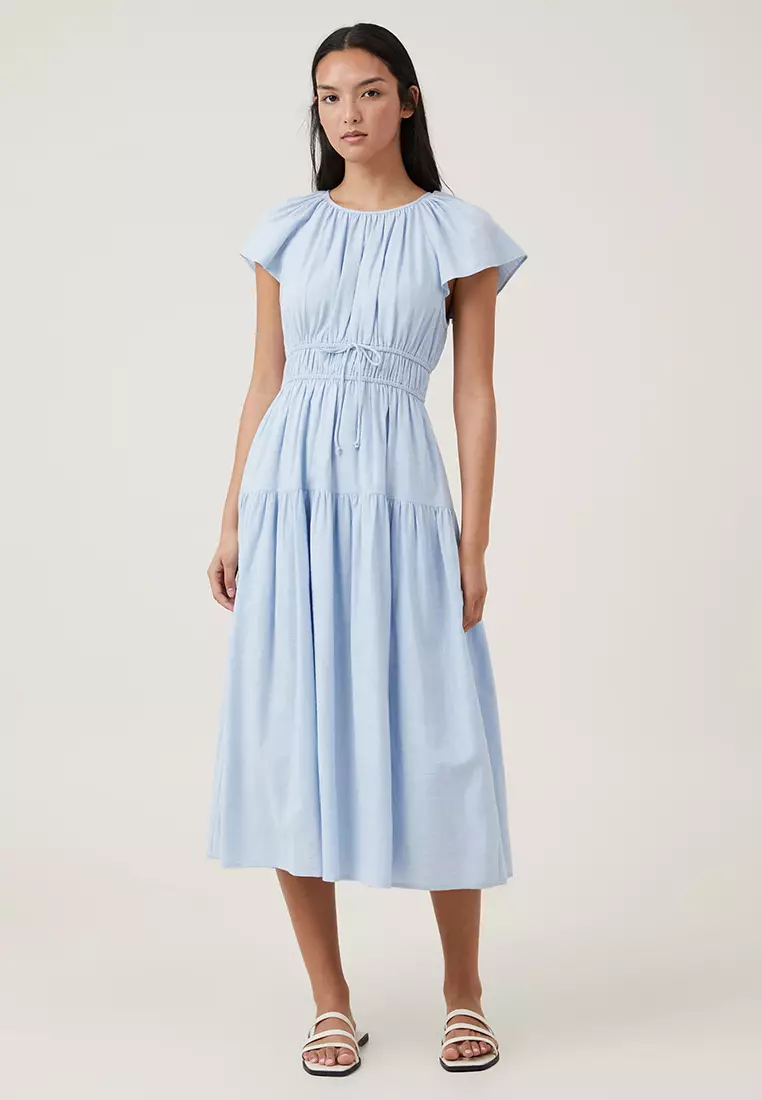 Casual cotton sale midi dress